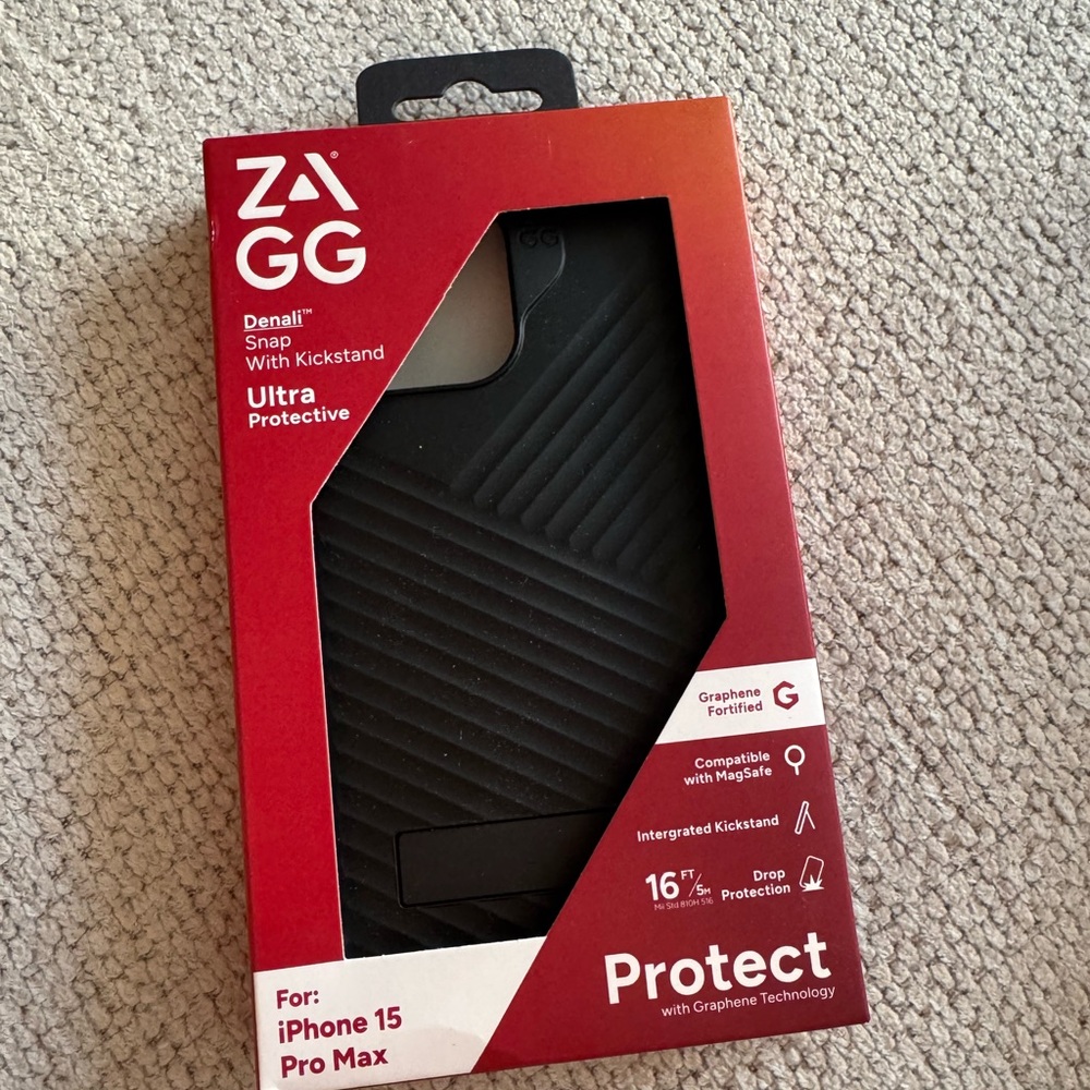 Denali Snap Case for iPhone 15 Pro Max - Black